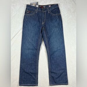 NWT ARIAT 31W 30L M4 Flame Resistant FR Low Rise Boot Cut CAT 2 Jeans USA Denim